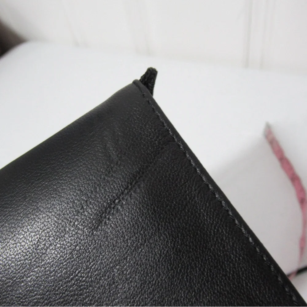 Wilsons Leather Black Travel Wallet